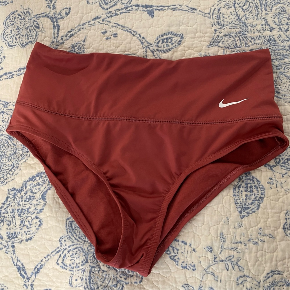 Nike high-rise bikini bottom